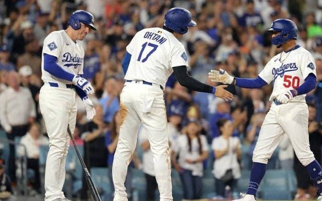 大谷翔平が1安打1打点、ベッツ＆フリーマンのHRでMVPトリオが躍動！49号はおあずけも26試合ぶり盗塁 連続出塁も15に ド軍は本拠地で3連勝