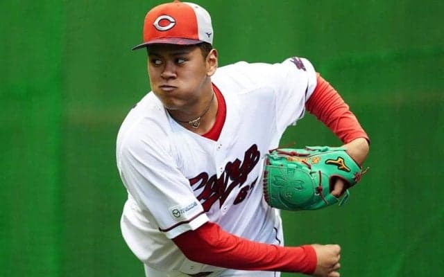 200cm＆115kgの「高卒新人とは思えない体格」　実力者をK斬り「えぐい球投げてる」