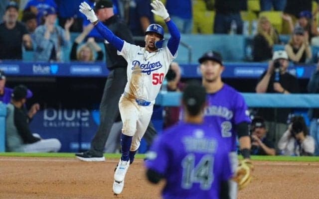 大谷も大喜び…ベッツの満塁弾は「MVPが帰ってきた」　15年ぶり“快挙”で「完全復調」