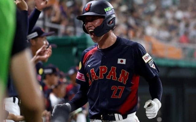 侍U-18が逆転勝利で全勝対決制す　延長8回の激闘…米国代表は監督が判定に激昂で退場に