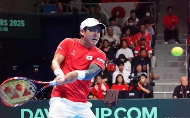 西岡良仁 フルセットの接戦で世界98位ストルフに敗れる。ドイツが先勝[デビスカップ]