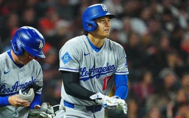 大谷翔平、日本人初のシーズン100四球　MLB8年目で大台到達…出塁率リーグ2位