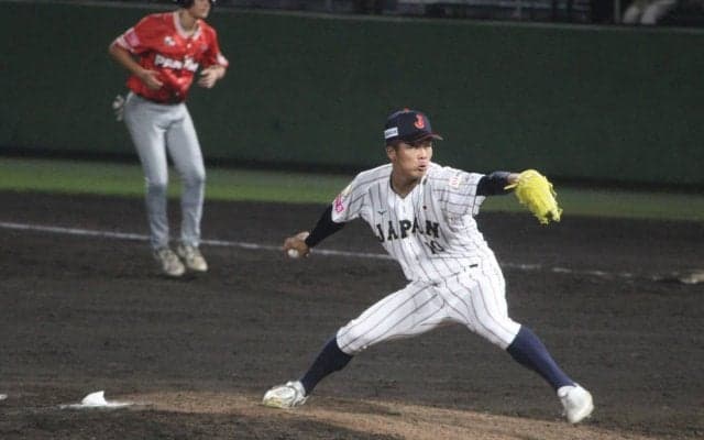 大阪桐蔭の150キロ右腕がクレバーなピッチングで決勝進出に貢献！指揮官も「よく投げた」と称賛【U-18ワールドカップ】