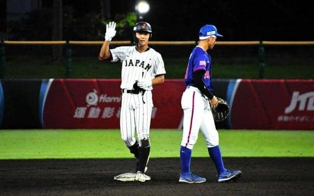 日本が2連覇へ王手、光った走塁　阿部葉太主将「すべてをぶつける」