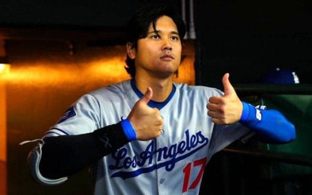 大谷翔平、敵軍の帽子をかぶった少年にも“神対応”　試合前の光景に「嬉しいだろうなぁ」