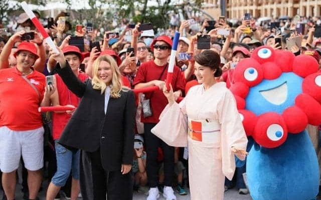 日仏の柔道レジェンドが万博集結　紀香さんも参加し仏ナショナルデー