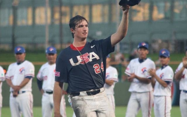 日本をねじ伏せた198センチの剛腕が完封でMVP獲得！投手としての目標はパイレーツの164キロ右腕！【U-18ワールドカップ】