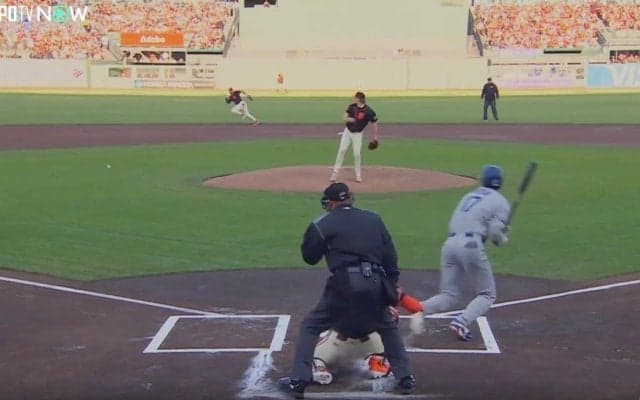 ウソでしょ？ 大谷翔平、爆速走塁で“まさかの光景”「ドンマイw」「速いな」相手野手があきらめる「あそこ転がされたら」