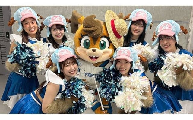 ファイターズガールが可愛く“変身”　限定コスチュームでファン虜…大人気アニメとコラボ
