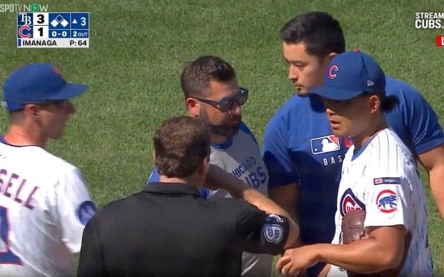 今永昇太、“予想外の”スクイズに「足を滑らせたよね？」 指揮官とトレーナーが駆けつけ一時騒然も「焦んなくてよかった」