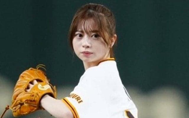 透明感抜群の22歳女優「ガチ可愛い」　球場魅了も…結果に頭抱え「悔しかった…」