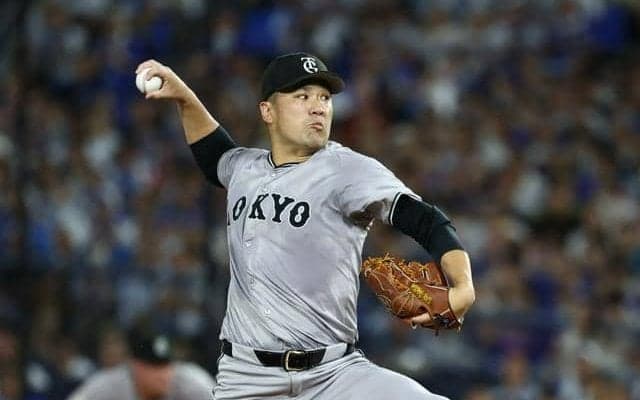巨人・田中将大は6回2失点で交代、日米通算200勝は持ち越し