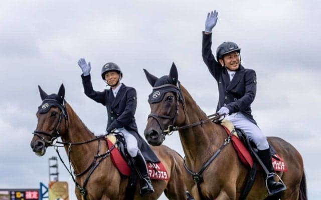 【セントライト記念】勝浦正樹元騎手＆武士沢教官が誘導馬で登場