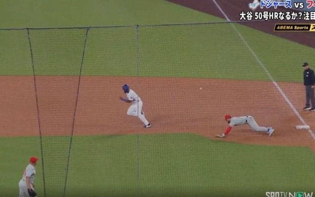 なんだこれは…？ 大谷翔平、怖い打球で“異変”「怖いよな」「体感ヤバいだろ」相手野手が飛んでも追いつけない… ファン騒然