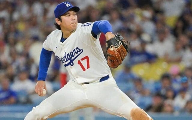 大谷翔平、5回ノーノーで降板　5Kで2勝目の権利…MLB自己最速164キロ、防御率3.29