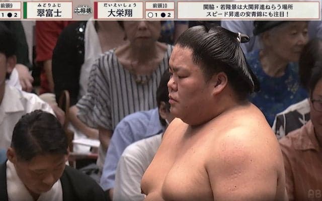 人気力士、自身に「激似」イラスト化粧まわしで登場 「絵師はどなたですか」「カッコよか」ファン騒然