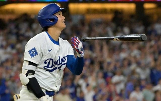 大谷翔平の50号直後…シュワーバーが“意外”な行動　中継映像にくっきり、X感銘「凄いな」