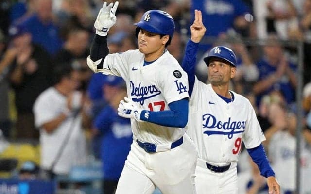 シュワーバーが大谷翔平に示した“敬意”　中継映像が捉えた光景…米感動「本当に素晴らしい」