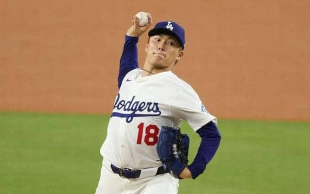 ドジャース山本由伸が六回途中無失点　貢献度物語るファンの大声援