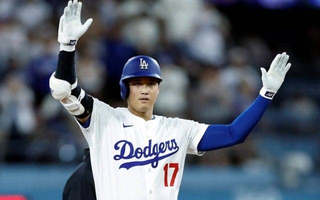 大谷翔平、フェンス直撃ツーベースで23試合連続出塁 山本由伸は5回1/3を無失点 ドジャースは1点差を逃げ切り連勝