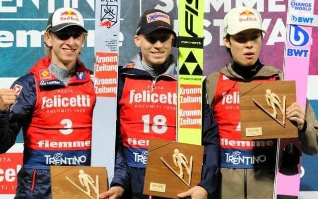 小林陵侑、五輪テスト大会で3位　「すごく面白く難しいジャンプ台」