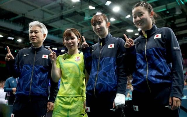 “打倒中国”目指す卓球日本女子は「大きな変革期を迎えている」　早田ひな、張本美和、平野美宇の変化に現地メディア注目