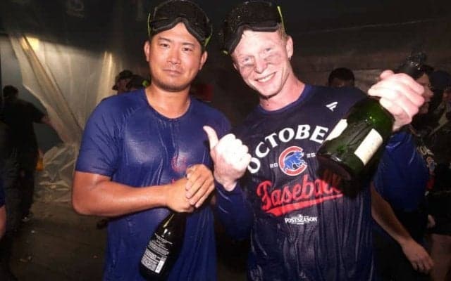 今永昇太の“シャンパン名言”に米メディアも注目「チームを象徴するユーモアとリーダーシップ」