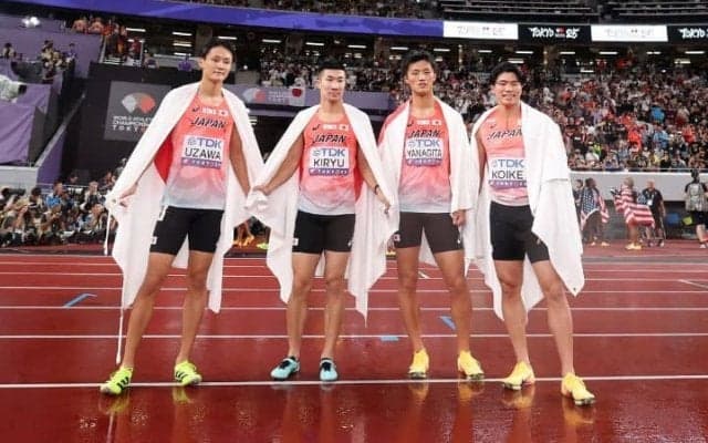 リレー侍「完敗」6位…日本勢最後の種目で有終メダルならずも今田美桜「9日間で一番の盛り上がり」【東京世界陸上】