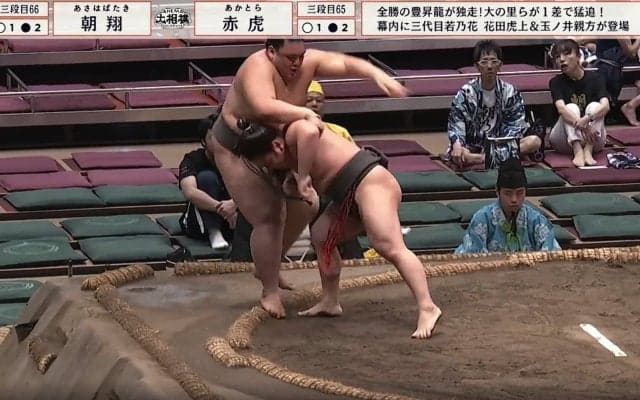 一体、何が？ 小兵が勝ったと思ったら…“わずか数秒”の物言い協議 「行司よく見ていたね」ファン納得の結末