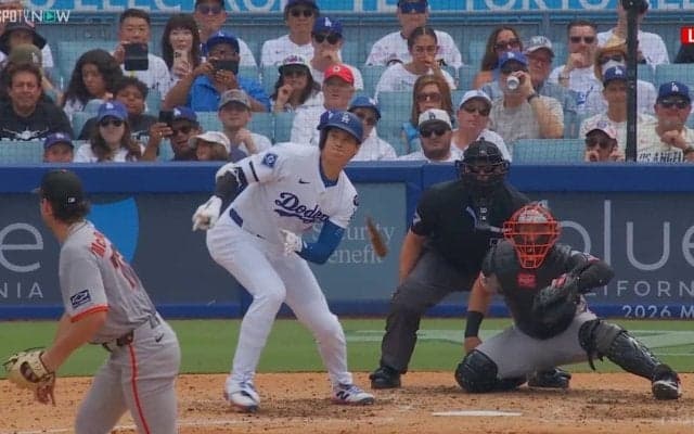 大谷翔平、9試合連続安打＆26試合連続出塁　ドジャース先制も勝ち越し許しホーム最終戦勝利飾れず　最短Vは日本時間25日