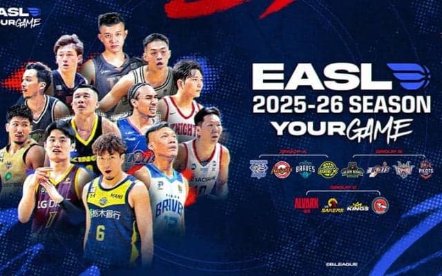 U-NEXTがEASL2025－26全試合を独占配信へ…日本勢の試合は日本語実況・解説付き
