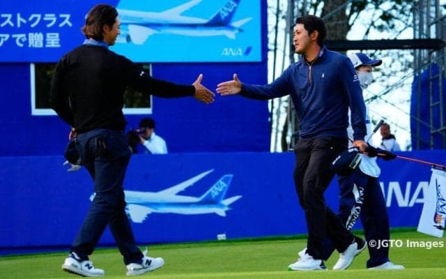 金谷拓実「少しの差で勝負は決まったと思う」　石川遼とのプレーオフ制し今季初優勝