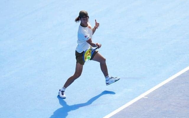 19歳の坂本怜 快勝で本戦入りに王手！何もできず敗れたデビュー戦から1年で「人生で一番のプレーだった」[木下グループジャパンOP]