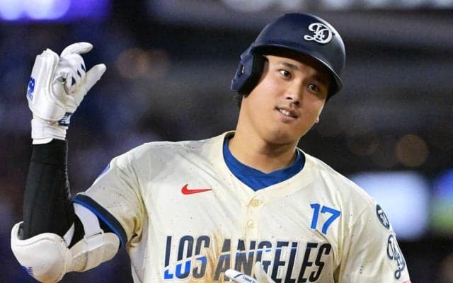 【MLB】大谷翔平「50本塁打・140得点」は史上７人目　18年ぶりの金字塔はドジャースだから達成できた