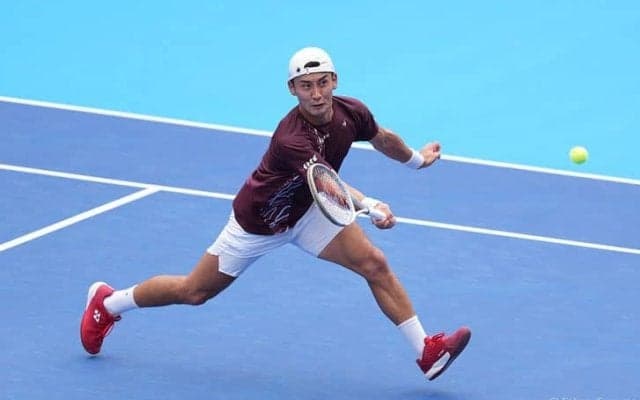 島袋将 トップ100に連勝し3度目の本戦入り「自分のテニスを信じて全力でぶつかっていきたい」[木下グループジャパンOP]