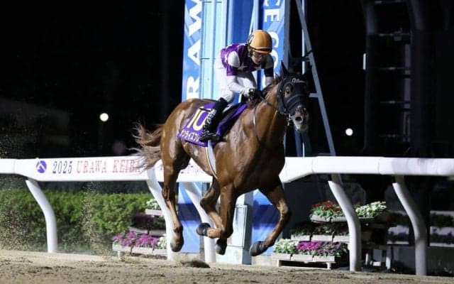 【浦和・オーバルスプリント】サンライズフレイムが交流重賞初制覇…3馬身差完勝