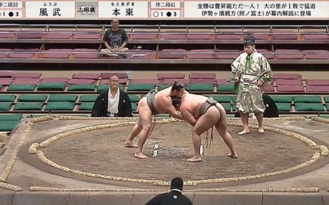 端正なルックスの序二段力士にファン衝撃 取組中に“ちらっと”見せる凛々しい表情に熱視線「カッコ良すぎる」