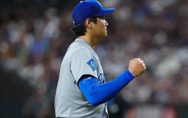 大谷翔平は「本当に素晴らしかった」　ロバーツ監督も感銘、最長6回は「疲れているように」