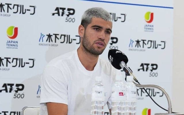 世界1位アルカラス 初来日で「トロフィーを手にしたい」[木下グループジャパンオープン]