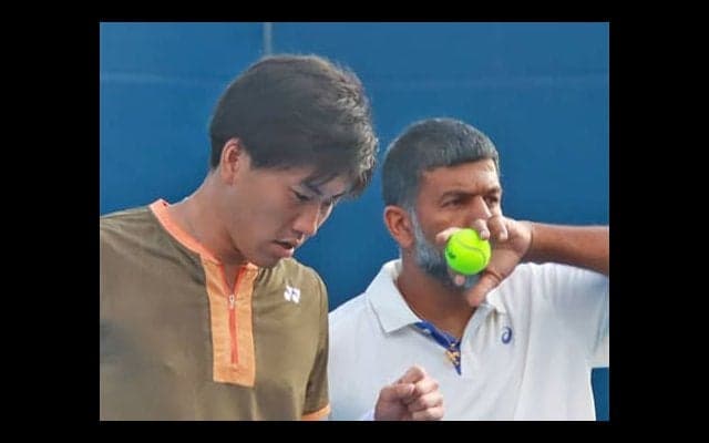  柚木武 元世界1位とペアでツアー初白星 