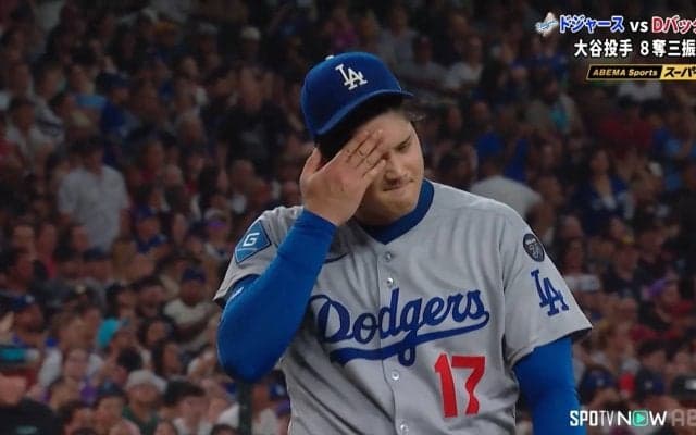 「あんまり厳しくするのも…」大谷翔平、圧巻6回無失点も頭をポカッ＆反省顔 解説者は今季“最大出力”に心配も