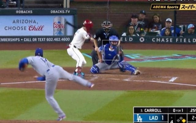 なんだこれは…！？大谷翔平、目を疑う“剛速球”　いきなり163キロ“爆速通過”→打者が動けなくなる「振るタイミングがない」