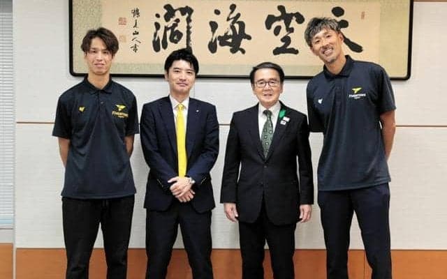 因縁の新潟との開幕戦へ　バスケB3香川、知事訪問し「絶対に優勝」