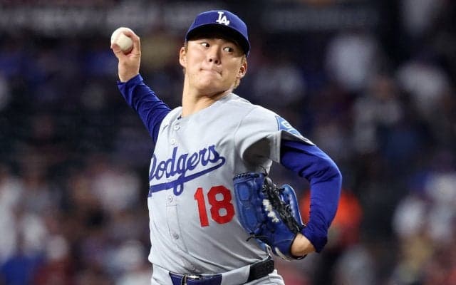 山本由伸、地区優勝かかる重要一戦で6回無失点の圧巻投球！ 大谷翔平54号など大量援護もらい12勝目…メジャー2年目でシーズン200奪三振に初到達