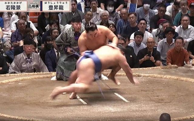 豊昇龍、“まさか”の変化に有名女性が“大リアクション” カメラが捉えた決定的瞬間がまるで「ムンクの『叫び』」