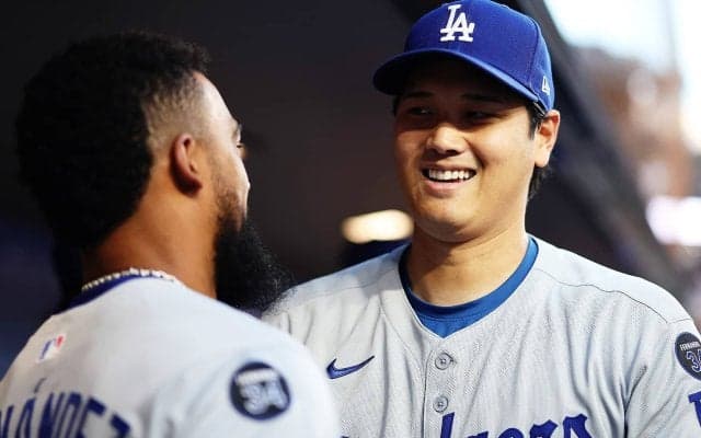 ドジャース、7回から9者連続三振で4連勝！　大谷翔平は33試合ぶり完全休養日　ナ・リーグHRキングに2本差のまま最終戦へ