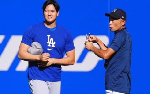 51歳とは思えぬ…イチロー氏は「出場できそう」　大谷と対面でド軍放送局が感心した行動