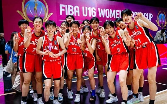 U16女子日本代表が第4Qの猛攻で中国を撃破！エース竹内みやが25得点でアジア杯3位に導く
