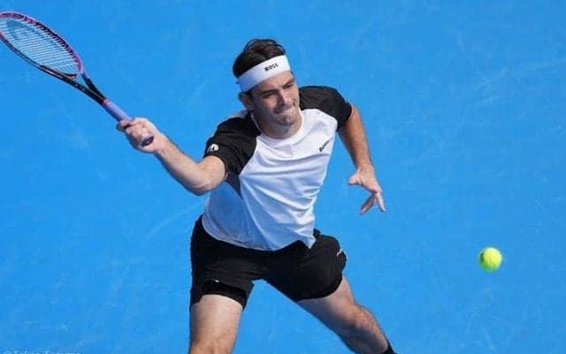 世界5位フリッツ コルダとのアメリカ勢対決を制して3年ぶりの4強「タフなスケジュールの中でも最初の3試合を勝ち抜けてよかった」[木下グループジャパンオープン]