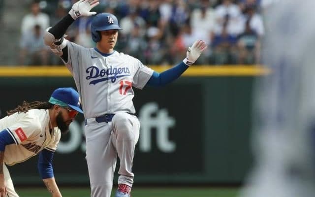大谷翔平が自己最多シーズン55号　本塁打王のタイトルは1本届かず